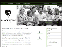 Tablet Screenshot of blackhornpartners.com